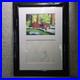 Disney Careers Donald Duck Let Down Original Framed Production Cel Drawing Piece