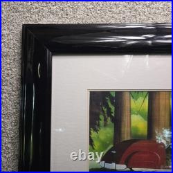 Disney Careers Donald Duck Let Down Original Framed Production Cel Drawing Piece