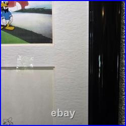 Disney Careers Donald Duck Let Down Original Framed Production Cel Drawing Piece