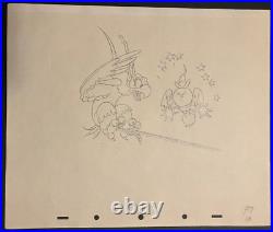 Disney Carl Barks Donald Duck Alpine Climbers Original Production Drawing Cel