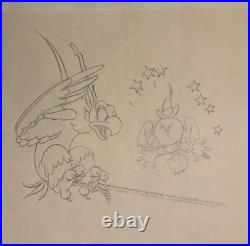 Disney Carl Barks Donald Duck Alpine Climbers Original Production Drawing Cel
