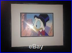 Disney Carl Barks Duck Tales Scrooge Production Cel Framed 1 Of A Kind