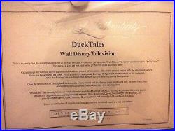 Disney Carl Barks Duck Tales Scrooge Production Cel Framed 1 Of A Kind