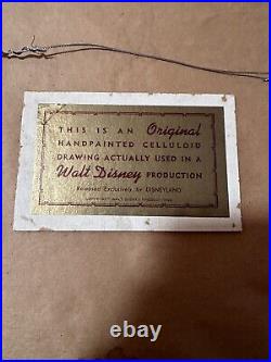 Disney Cel Donald Duck Original Production Celluloid Steel and America