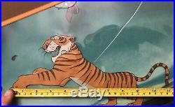 Disney Cel, Jungle Book Shere Khan Production Cel, 1967, Massive Image Of Khan