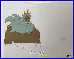Disney Cel King Triton The Little Mermaid Original Production Cel 1989