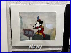 Disney Cel Mickey Mouse The Band Concert