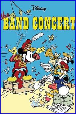 Disney Cel Mickey Mouse The Band Concert