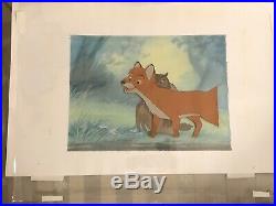Disney Cel, Production Cel, of Big Mama and Tod, From The Fox And The Hound 1981