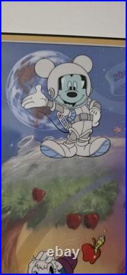Disney Cel Serigraphy Millennium Milestones COA Ltd Issue Mickey Daisy Goofy