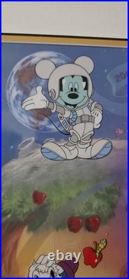 Disney Cel Serigraphy Millennium Milestones COA Ltd Issue Mickey Daisy Goofy