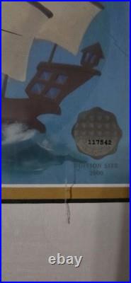 Disney Cel Serigraphy Millennium Milestones COA Ltd Issue Mickey Daisy Goofy