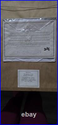 Disney Cel Serigraphy Millennium Milestones COA Ltd Issue Mickey Daisy Goofy
