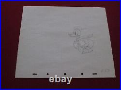 Disney Donald Duck 1939 Production cel Drawing from Hockey Champ