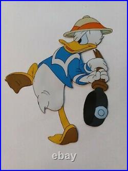 Disney Donald Duck 1940's Animation Art Production Cel