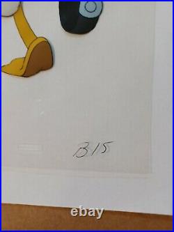 Disney Donald Duck 1940's Animation Art Production Cel