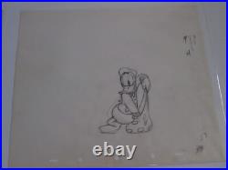 Disney Donald Duck 1941 Production cel Drawing from Timber
