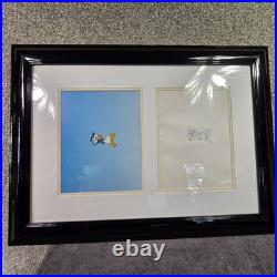 Disney Donald Duck Careers Daydreaming Production Cel Drawing Framed Animation