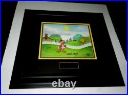 Disney Donald Duck Hand Painted Original Production Cel Signed Marc Davis