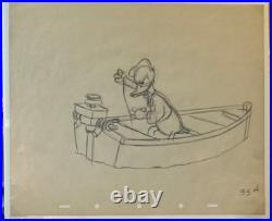 Disney Donald Duck Original Pencil Production Sketch Animation Art 33A