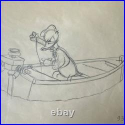 Disney Donald Duck Original Pencil Production Sketch Animation Art 33A