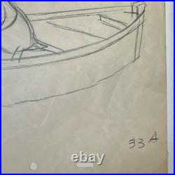 Disney Donald Duck Original Pencil Production Sketch Animation Art 33A Disney Donald Duck Original Pencil Production Sketch Animation Art 33A