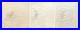 Disney Donald Duck Production Sketches Set of 3 #5.5 #6.5 #10A