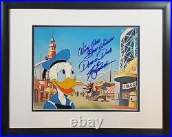 Disney Donald Duck original production cel Hand signed Voice Tony Anselmo