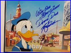 Disney Donald Duck original production cel Hand signed Voice Tony Anselmo