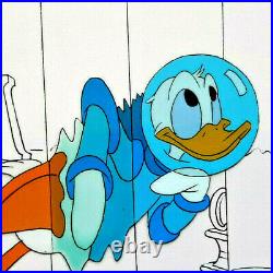 Disney Epcot Careers Educational Film Donald Duck Production Cel 1980s