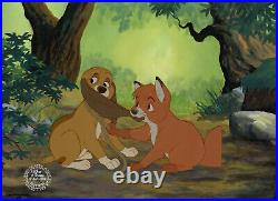 Disney Fox and the Hound- Original Production Cel- Copper/Tod- 1981