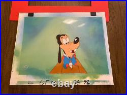 Disney Goof Troop Original Production Animation Cel Color Background Goofy GT001