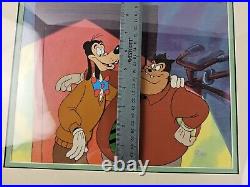 Disney Goof Troop Original Production Animation Cel Goofy Pete TV 1992 COA RARE