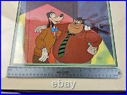 Disney Goof Troop Original Production Animation Cel Goofy Pete TV 1992 COA RARE