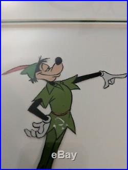 Disney Goofy Peter Pan 1961 Art Corner Original Production cel