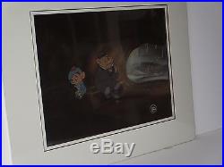 Disney Great Mouse Detective Production Film Cel with Background Art and COA