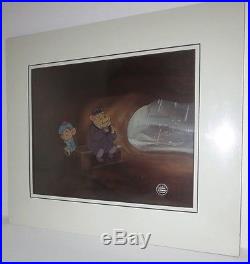 Disney Great Mouse Detective Production Film Cel with Background Art and COA