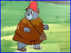 Disney Gummi Bears Tummi Original Production Cel on copy background With Drawing