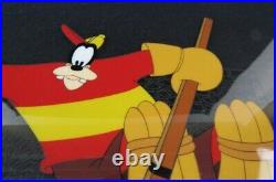 Disney HOCKEY HOMICIDE Goofy Anime Production Cel picture From JP m1159