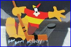 Disney HOCKEY HOMICIDE Goofy Anime Production Cel picture From JP m1159