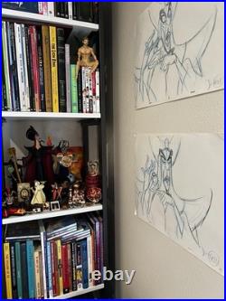 Disney JAFAR Rough Animation Production Drawing By Legend ANDREAS DEJA Aladdin