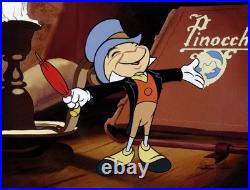 Disney Jiminy Cricket- Original Production Cel-Signed by Preston Blair