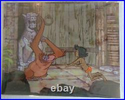 Disney Jungle Book King Louie Mowgli 1967 Original Animation Production Cel
