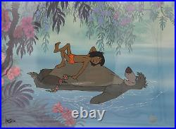 Disney Jungle Book- Original Limited Edition Production Cel-Mowgli and Baloo