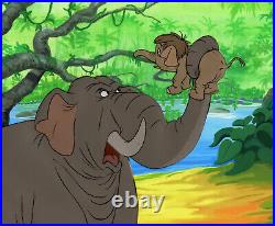 Disney Jungle Book- Original Production Cel- Colonel Hathi and Hathi Jr. 1967