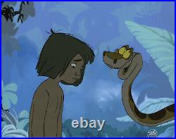 Disney Jungle Book- Original Production Cel-Mowgli and Kaa