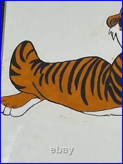 Disney Jungle Book Shere Khan And Kaa Original Production Cel 1967 Super 8x11