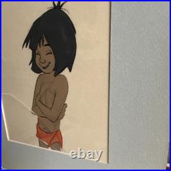 Disney Jungle Book original Animation Production Cel Hand-Painted Mowgli cell