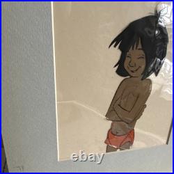 Disney Jungle Book original Animation Production Cel Hand-Painted Mowgli cell