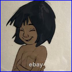 Disney Jungle Book original Animation Production Cel Hand-Painted Mowgli cell
